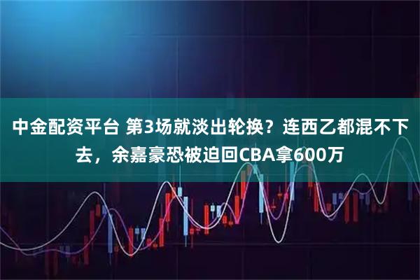 中金配资平台 第3场就淡出轮换？连西乙都混不下去，余嘉豪恐被迫回CBA拿600万